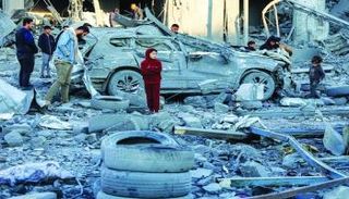 قصف سيارة في غزة- أرشيفية