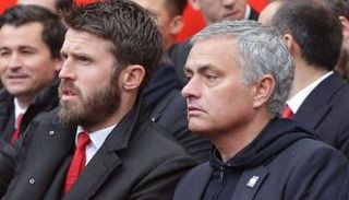 جوزيه مورينيو وكاريك في مانشستر يونايتد