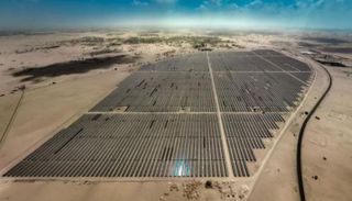 محطة الطاقة الشمسية في عدن. - أرشيفية