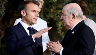 الرئيسان الفرنسي إيمانويل ماكرون والجزائري عبدالمجيد تبون