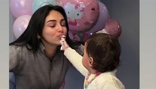سلمى أبو ضيف تحتفل بعيد ميلاد بنتها