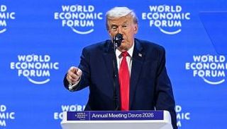 الرئيس الأمريكي دونالد ترامب في منتدى دافوس 2026