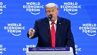 الرئيس الأمريكي دونالد ترامب في منتدى دافوس 2026
