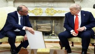 الرئيس الأمريكي والمستشار الألماني- أرشيفية