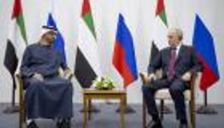 محمد بن زايد يؤكد حرص الإمارات على تعزيز الشراكة الاستراتيجية مع روسيا