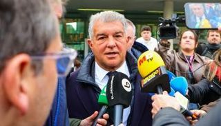 خوان لابورتا رئيس برشلونة