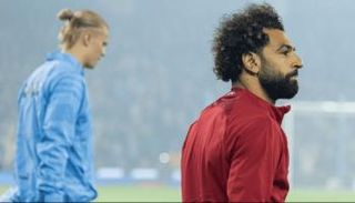 محمد صلاح وإيرلينغ هالاند