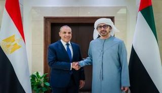 الشيخ عبدالله بن زايد آل نهيان والدكتور بدر عبدالعاطي