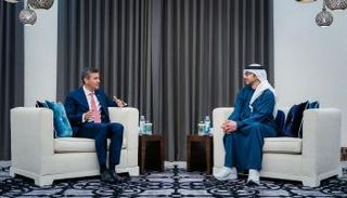 الشيخ عبدالله بن زايد آل نهيان مع رئيس الباراغواي 