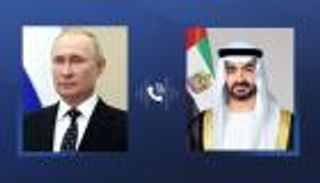 محمد بن زايد يبحث مع بوتين التطورات الإقليمية