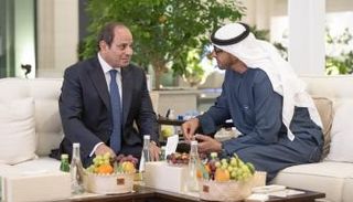 الشيخ محمد بن زايد آل نهيان والرئيس السيسي - أرشيفية