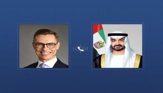 الشيخ محمد بن زايد آل نهيان رئيس دولة الإمارات ورئيس فنلندا