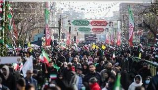 جانب من إحياء إيران ذكرى "الثورة" (تسنيم)