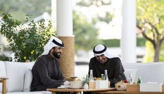 الشيخ محمد بن زايد آل نهيان والفريق الركن الشيخ ناصر بن حمد آل خليفة