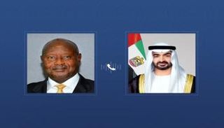 محمد بن زايد ورئيس أوغندا 