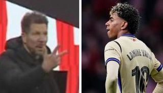 لامين يامال ودييغو سيميوني
