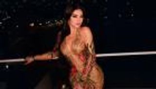هيفاء وهبي تخطف الأنظار بفستان ذهبي مع سانت ليفانت