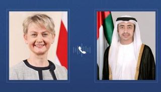 اتصال هاتفي بين الشيخ عبدالله بن زايد آل نهيان ووزيرة خارجية بريطانيا