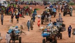 جانب من حركة النزوح في دارفور السودانية - أرشيفية