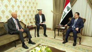 باراك مع رئيس الوزراء العراقي