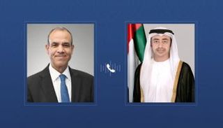  الشيخ عبدالله بن زايد آل نهيان وبدر عبدالعاطي