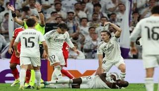 من مباراة ريال مدريد وبنفيكا