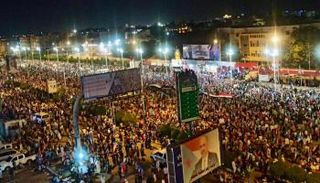مظاهرة حاشدة في عدن لدعم الانتقالي الجنوبي 