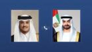 رئيس الإمارات وأمير قطر يعتبران الضربات الإيرانية تصعيدا خطيرا يهدد أمن المنطقة