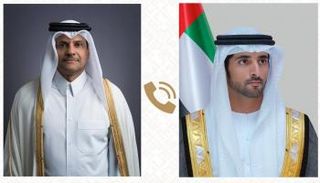 وزيرا دفاع الإمارات وقطر 