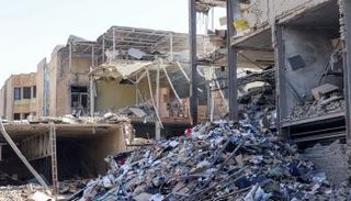 جانب من آثار الضربات في طهران