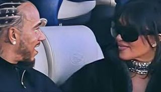 كيم كارداشيان ولويس هاميلتون