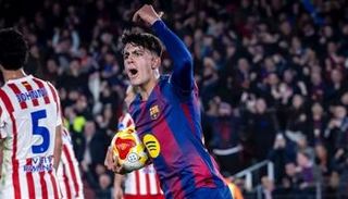 برشلونة يتقدم على أتلتيكو مدريد 2-0