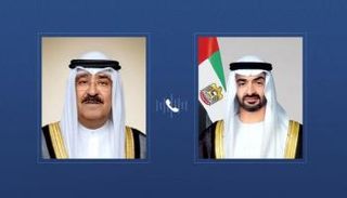 رئيس دولة الإمارات وأمير الكويت