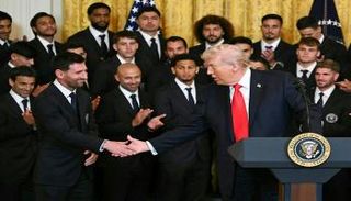 ميسي وترامب 