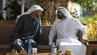 الشيخ محمد بن زايد آل نهيان والشيخ محمد بن راشد آل مكتوم