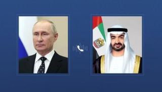 اتصال هاتفي بين الشيخ محمد بن زايد آل نهيان والرئيس الروسي