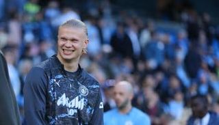 النرويجي إيرلينغ هالاند مهاجم مانشستر سيتي