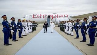 رئيس وزراء إثيوبيا يصل الإمارات