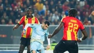 جانب من مباراة الترجي والأهلي