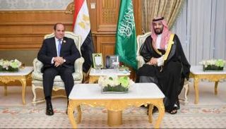 الرئيس المصري عبدالفتاح السيسي وولي العهد السعودي الأمير محمد بن سلمان
