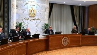 جانب من اجتماع مجلس الوزراء المصري