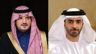 الفريق الشيخ سيف بن زايد آل نهيان والأمير عبدالعزيز بن سعود بن نايف