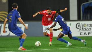 تريزيغيه في مباراة الأهلي والترجي