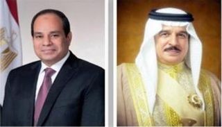 ملك البحرين حمد بن عيسى آل خليفة والرئيس عبد الفتاح السيسي 