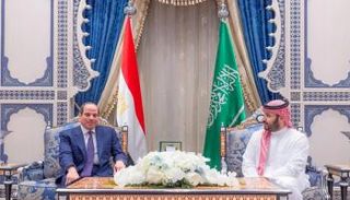 السيسي وولي عهد السعودية