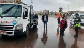 الإسكندرية تواجه موجة أمطار