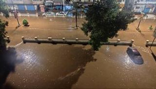 أمطار غزيرة وفيضانات في اليمن