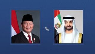 رئيس دولة الإمارات والرئيس الإندونيسي