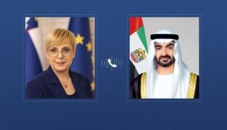 اتصال هاتفي بين الشيخ محمد بن زايد آل نهيان ورئيسة سلوفينيا