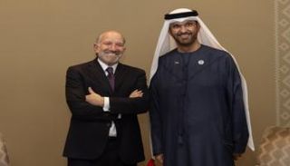 جانب من لقاء الدكتور سلطان أحمد الجابر وهوارد لوتنيك